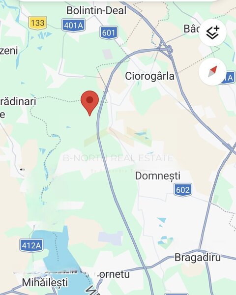 Ilfov Teren Intravilan Cu iesire la A0- Vanzare